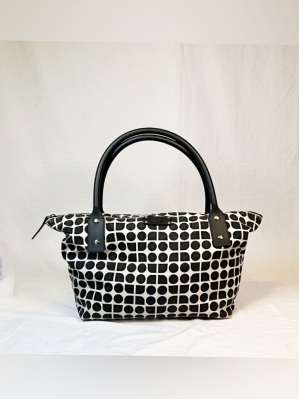 Kate Spade New York Black White Murray Hill Noel HB Sophie Tote